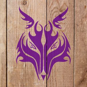 Fox Stencil - Art and Wall Stencil - Image 4