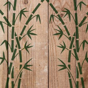 Bamboo Stencil - Art and Wall Stencil - Image 3
