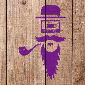 Cassette Tape Face Stencil - Art and Wall Stencil - Image 5