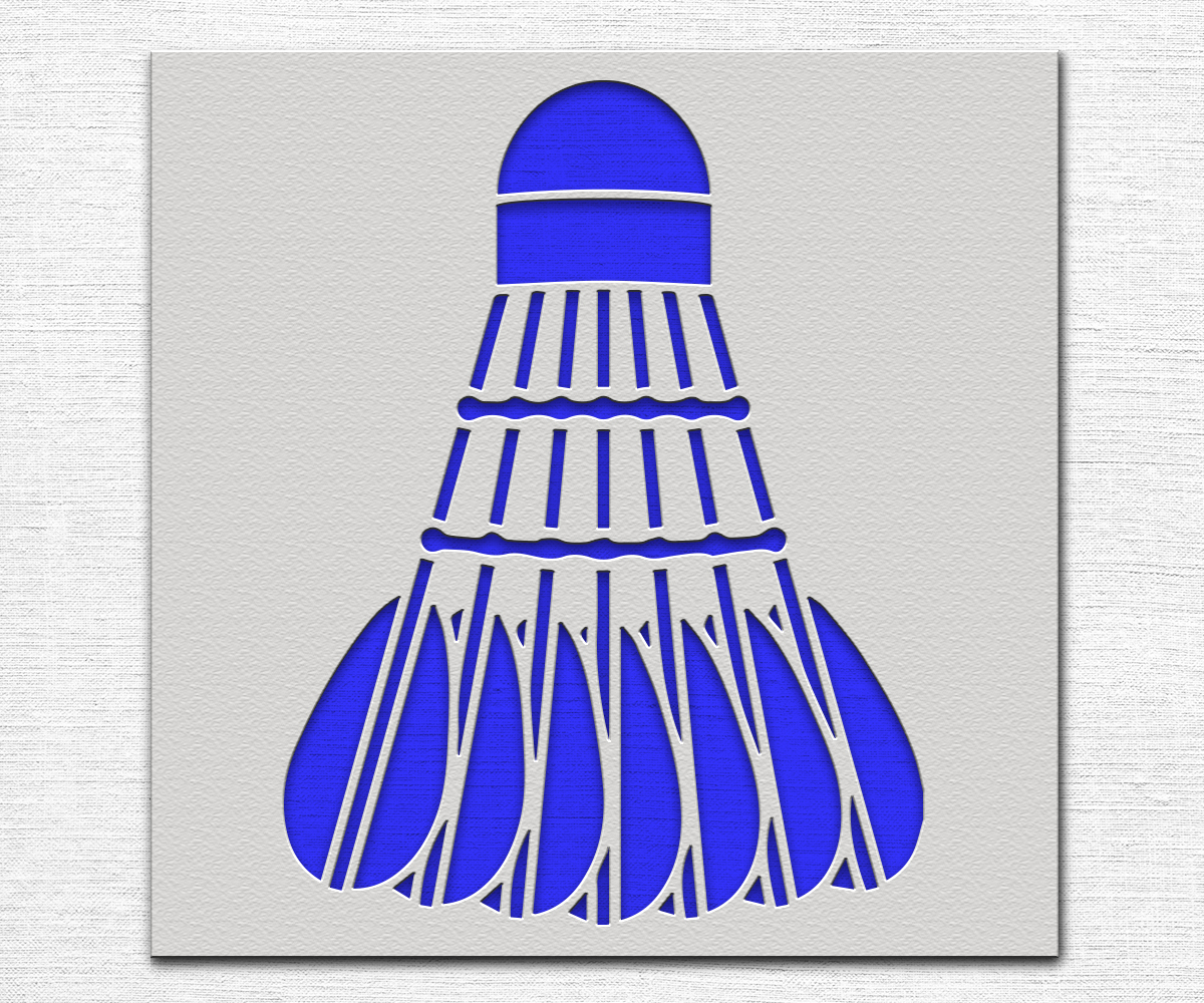 Badminton Stencil Art and Wall Stencil Stencil Giant