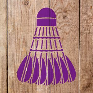 Badminton Stencil - Art and Wall Stencil - Image 5