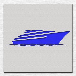 Yacht Stencil - Art and Wall Stencil - Image 4