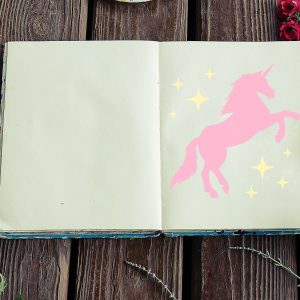 Unicorn Stencil - Art and Wall Stencil - Image 4