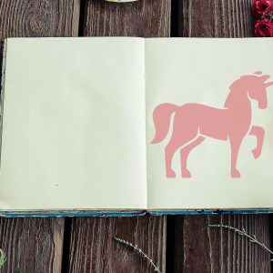Unicorn Stencil - Art and Wall Stencil - Image 3