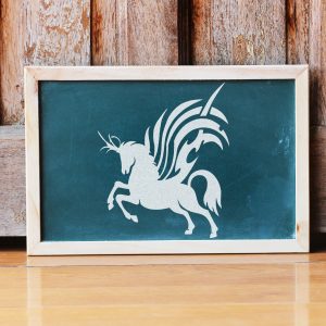 Pegasus Stencil - Art and Wall Stencil - Image 3
