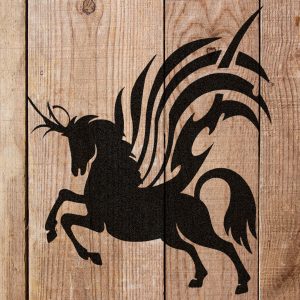 Pegasus Stencil - Art and Wall Stencil - Image 4