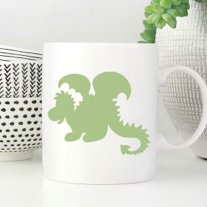 Cute Dragon Stencil - Art and Wall Stencil - Image 3