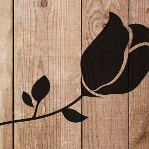 Rose Stencil - Art and Wall Stencil - Image 3
