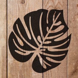 Tropical Leaf Stencil - Art and Wall Stencil - Image 4