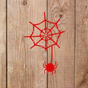 Spider and Spider Web Stencil - Art and Wall Stencil - Image 5