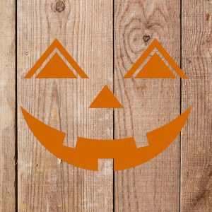 Pumpkin Face Stencil - Art and Wall Stencil - Image 4