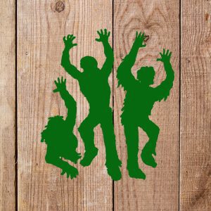 Zombies Stencil - Art and Wall Stencil - Image 4