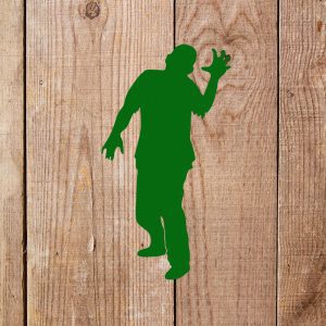 A Zombie Stencil - Art and Wall Stencil - Image 3