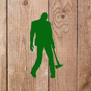 A Zombie Stencil - Art and Wall Stencil - Image 3