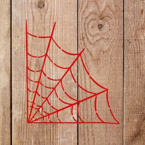 Spider Web Stencil - Art and Wall Stencil - Image 3