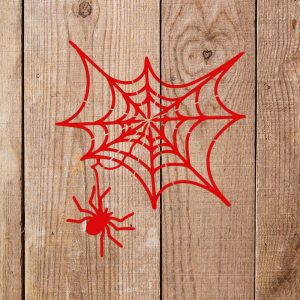 Spider and Spider Web Stencil - Art and Wall Stencil - Image 5