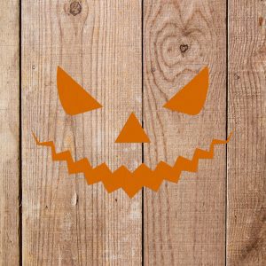 Pumpkin Face Stencil - Art and Wall Stencil - Image 3