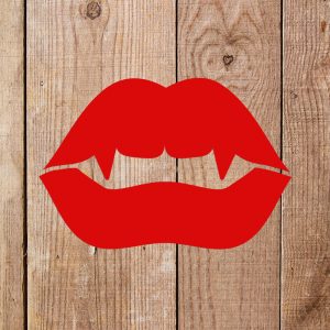 Vampire Lips Stencil - Art and Wall Stencil - Image 4
