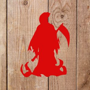Grim Reaper Stencil - Art and Wall Stencil - Image 5