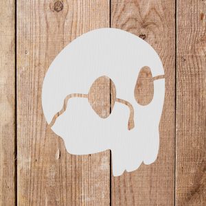 Skull Stencil - Art and Wall Stencil - Image 3