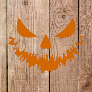 Pumpkin Face Stencil - Art and Wall Stencil - Image 4