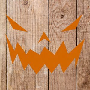 Pumpkin Face Stencil - Art and Wall Stencil - Image 3