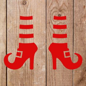 Witches Shoes Stencil - Art and Wall Stencil - Image 3