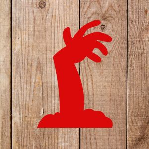 Hand out of the Grave Stencil - Art and Wall Stencil - Image 3