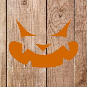 Pumpkin Face Stencil - Art and Wall Stencil - Image 4