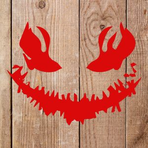 Pumpkin Face Stencil - Art and Wall Stencil - Image 4