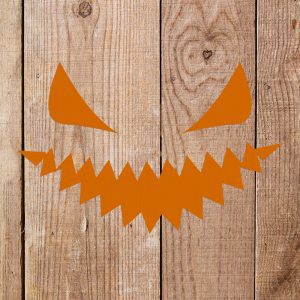 Pumpkin Face Stencil - Art and Wall Stencil - Image 4