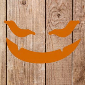 Pumpkin Face Stencil - Art and Wall Stencil - Image 3