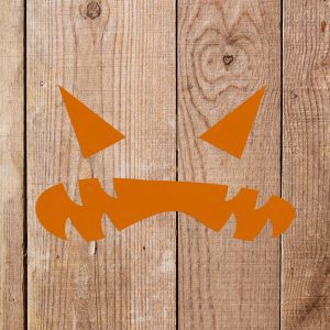 Pumpkin Face Stencil - Art and Wall Stencil - Image 4