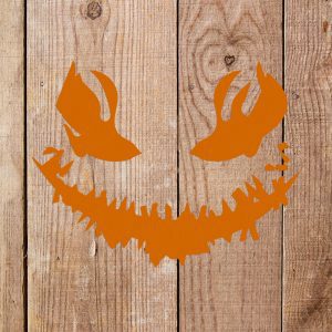 Pumpkin Face Stencil - Art and Wall Stencil - Image 5
