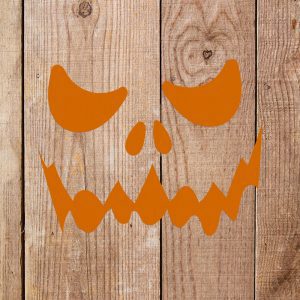 Pumpkin Face Stencil - Art and Wall Stencil - Image 4