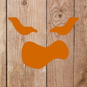 Pumpkin Face Stencil - Art and Wall Stencil - Image 4