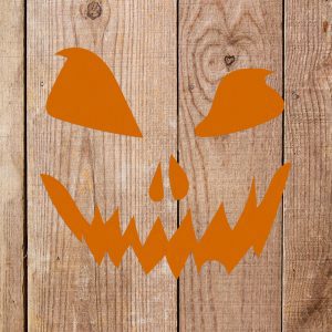 Pumpkin Face Stencil - Art and Wall Stencil - Image 5