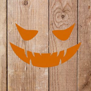 Pumpkin Face Stencil - Art and Wall Stencil - Image 5