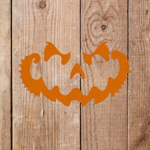 Pumpkin Face Stencil - Art and Wall Stencil - Image 3