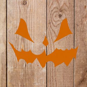 Pumpkin Face Stencil - Art and Wall Stencil - Image 4