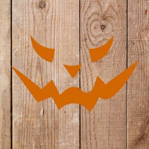 Pumpkin Face Stencil - Art and Wall Stencil - Image 4