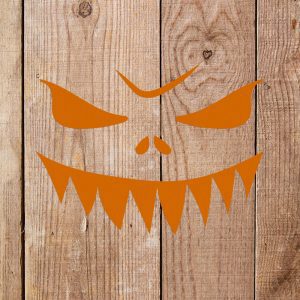 Pumpkin Face Stencil - Art and Wall Stencil - Image 5