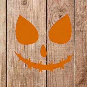 Pumpkin Face Stencil - Art and Wall Stencil - Image 4