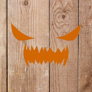 Pumpkin Face Stencil - Art and Wall Stencil - Image 4