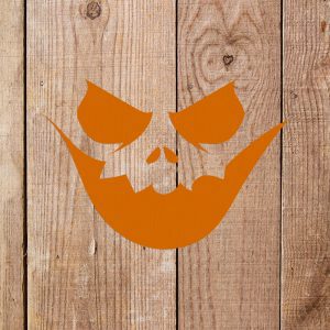 Pumpkin Face Stencil - Art and Wall Stencil - Image 4