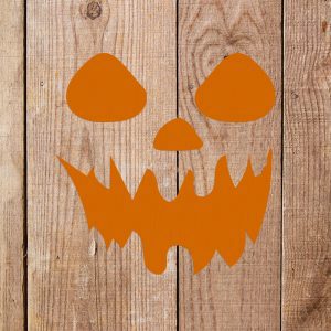 Pumpkin Face Stencil - Art and Wall Stencil - Image 4