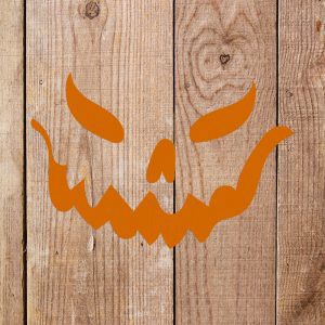 Pumpkin Face Stencil - Art and Wall Stencil - Image 5