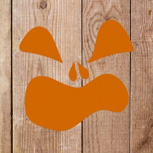 Pumpkin Face Stencil - Art and Wall Stencil - Image 4