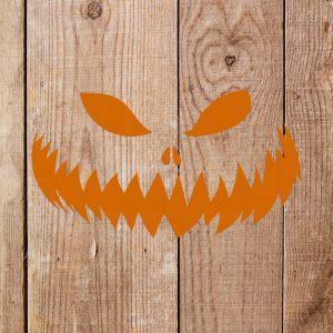 Pumpkin Face Stencil - Art and Wall Stencil - Image 5