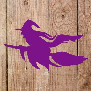 Witch on a Broom Stencil - Art and Wall Stencil - Image 5